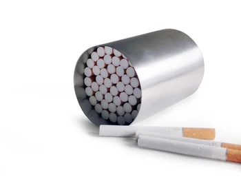 Naujas 1pcs Nerūdijančio plieno cigarečių atveju laikykite 50pcs cigaretės, Cigarečių dėžutės Tabako Dėžutės Laikymo Dėžutė Gali