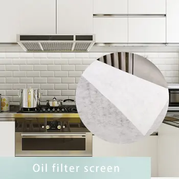 Namų range hood filtras tinklinę plėvelę virtuvės tepalo filtro popieriaus skaidri alyva-sugeria popieriaus, lipdukų naftos-įrodymas, lipdukai