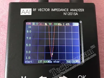 137.5 MHz-2.7 GHz N1201SA Antenos analizatorius Metrų Testeris ANGLŲ Verison UV RF Vektoriaus Varža ANT SWR matuoklis 137.5 MHz - 2.7 GHz