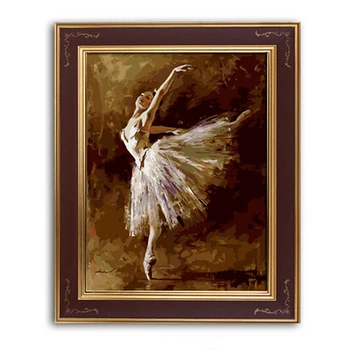 MaHuaf-X060 Baleto deivė Įrėminti Nuotraukas, tapybos numeriai piešimo drobė 