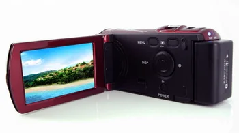 12.0 Mega pixel Vaizdo Skiriamoji HDV-666 skaitmeninė vaizdo kamera su 3.0 colių Spalvotas TFT LCD