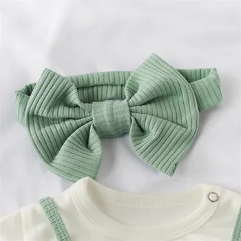 3pc nustatyti kūdikių drabužiai rudens dirželis suknelė+romper+apdangalai, kūdikių kombinezonas naujagimio berniuko/mergaitės drabužių rinkinį 0-24m