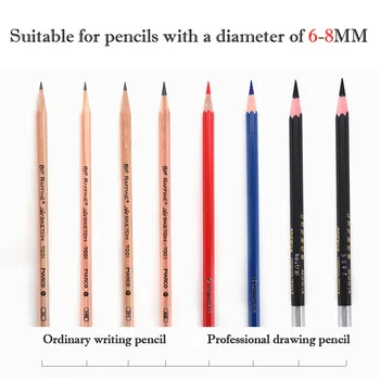 Elektros pieštukų drožtukas daugiafunkcinis pieštuku peilis pjovimo pen įgyvendinti studentams, vaikams, visiškai automatinis obliumi mašina