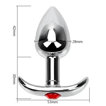 Smulkių Metalinių Butt Plug Mažas Dildo BDSM Žaislai Vyrams, Analiniai Kištukai Sekso Žaislas Gėjų Vyrų Masturbator Moterų Makšties 18 Plius Produktų Oslas