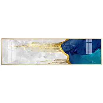 Mėlyna Aukso Geltonos Kambarį Reklama, Dekoratyvinis Dažymas Šiaurės Drobės, Freska Meno Tapybos Šiuolaikinės Vaizdą Kambarį Apdaila