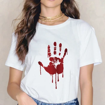 Moterys vasarą marškinėlius spalvos palmių spausdinti white tee marškinėliai femme apvalios kaklo trumpomis rankovėmis viršų moteriška t-shirt ropa mujer 2020 tees