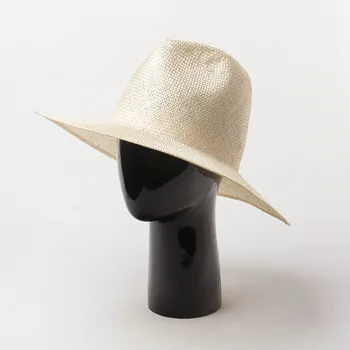 202006-HH7324A-japonija, kad vasarą rankų darbo Natūralaus sizalio Tuščiaviduriai pynimo laisvalaikio fedoras bžūp vyrai, moterys, panama lauko skrybėlę