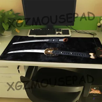 XGZ Reklamos Didelio Dydžio Pelės Mygtukai Juoda Užraktas Krašto Japonų Samurajus Modelis Lentelė Kilimėlis Speed Tipo Csgo Žaidimų Žaidėjas