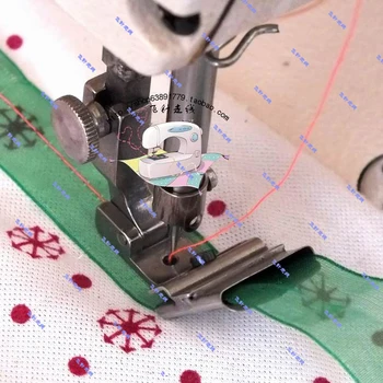 Pramoninės siuvimo mašinos butas automobilį su pėdelės Juostelės juostelės pėdelės Reguliuojamas rišiklio juostos plotis pėdų