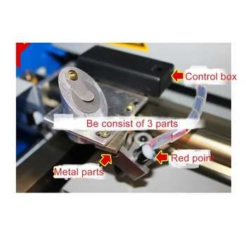 CO2 lazerio aparatas automatinis fokusavimas šviesos graverio raudonųjų spindulių šviesos taškas suderinti sistemos su valdymo dėžutė
