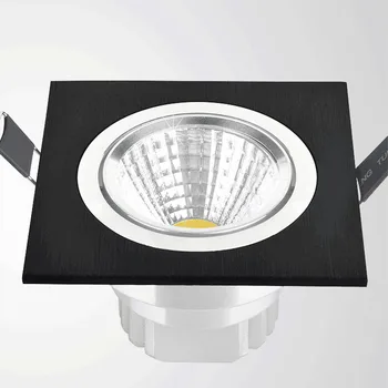 Pritemdomi LED Downlight 9W 12W 15W AC 85-265V Aikštėje COB Led Lubų Nišoje Plafond Tamsos LED Vietoje Šviesos Patalpų viduje Šviesos