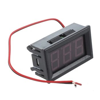 NAUJAS - 2 Mini Raudonas LED Digital Voltmeter Volt Skaitiklio Skydelis 4.5-30 V