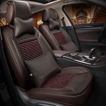 Natūralūs mediniai karoliukai automobilių sėdynės padengti masažo pagalvėlė prabangus odinis automobilių sėdynės, automobilių optikos Dėl Mazda 3/6/2 MX-5 CX-7 CX-5 Serija, Ca