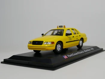 Leo modelis 1:43 Ford Crown Victoria niujorko taksi, 1992 m. JAV taksi Diecast modelio automobilių
