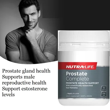 NutraLife Prostatos Užbaigti Kapsulės Vyrams Sekso Sveikas Didelio Stiprumo Prostatos Paramos Pagerinti Spermos Judrumą Vyrų Funkcija