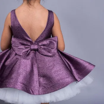 Naujas Atvykimo Užsakymą Princesė Suknelė Gimtadienio Reljefiniai Tiulio Backless Inscenizacija Suknelė Kūdikio Mergina Dress Foto ir Šalis