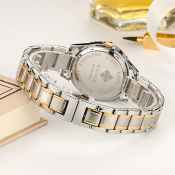 WWOOR Moterų, Prabangos Prekės ženklo Žiūrėti Paprastas Kvarcas Lady Vandeniui Laikrodis Moterų Mados Atsitiktinis Laikrodžiai Data, Laikrodis reloj mujer