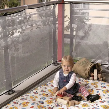 Vaikai Sustorėjimas, Aptvarai Apsaugoti Grynasis Balkonas Vaikas Tvora Kūdikių Saugos Tvora Saugos tinklo Balkonas LA881388