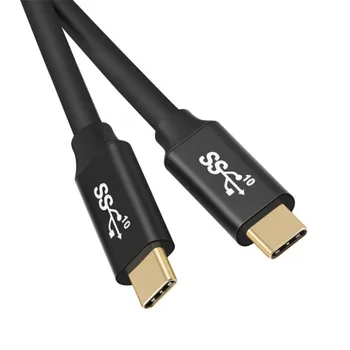 USB C su USB C Tipo Male Kabelio USBC PD 5A 4K Greitas Įkroviklis USB Laidas 3.1 Gen 2 Vaizdo Kabelis Xiaomi Oro 