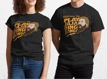 Jaja Ding Dong vyriški Laisvalaikio Aukštos Kokybės Medvilnės Juokingi Marškinėliai trumpomis Rankovėmis vyriški Cool T-Shirt Vyrams, funny t shirts