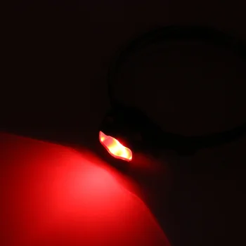 ABEDOE Mini Vandeniui COB LED Žibintai 3 Rūšių Raudonos spalvos Įspėjamasis Saugos priekinis žibintas Camping Žibintuvėlis Priekinės Galvos Šviesos Žibinto Lemputė