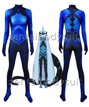Klaxosaur Princesė Darling į Franxx 001 Cosplay Bodysuit 3D Imprimer odos Spandex Zentai kostiumas Helovinas kostiumas Šalis