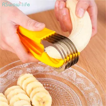 Vaisių Pjovimo Įrankis Bananų Slicer Bananų Namų Kūrybos Vaisių Cutter Pilnas Komplektas Vaisiai Slicer Virtuvės Dalykėlių Nerūdijančio Plieno