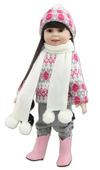 45cm visas Vinilo AMERIKOS PRINCESĖ mergina lėlės parduoti baby-reborn lėles mergaitėms žaisti žaislų namai