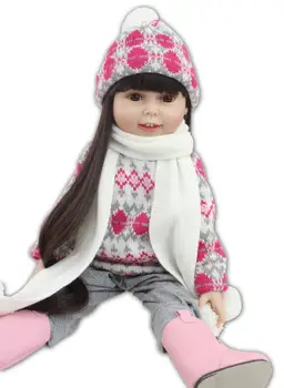 45cm visas Vinilo AMERIKOS PRINCESĖ mergina lėlės parduoti baby-reborn lėles mergaitėms žaisti žaislų namai