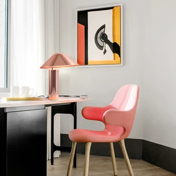Europos led spalvos stiklo lampada comodino stalo lempos kambarį valgomasis gyvenamasis kambarys stalo lempa naktiniai staleliai, lempa