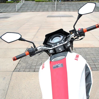 Motociklo Veidrodėlis E-Dviračio galinio vaizdo Veidrodėliai Electrombile Nugaros Pusėje Išgaubtu Veidrodžiu UŽ xr650r twister 250 xr250 vt750 shadow dax 70