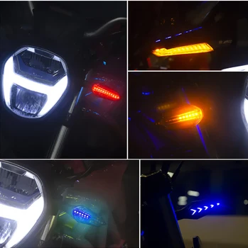 LED Motociklo Posūkio Signalo Žibintai Sustabdymo Indikatorius žibintus Flasher Už SUZUKI Gsxr K6 1000 K7 Už TRIUMPH Speed Triple 1050