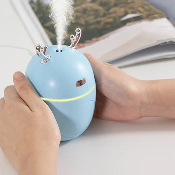 Mielas Elnias Oro Drėkintuvas USB Ultragarso šalto Rūko Maker Fogger LED Šviesos Mini Aromato Difuzorius eterinis Aliejus Humificador