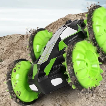 Nuotolinio valdymo automobilis visureigis žaislas keturių ratų pavara didelės spartos vaikų amfibijas kaskadininkų automobilių nuotolinio valdymo automobilio roll automobilių žaislai vaikams