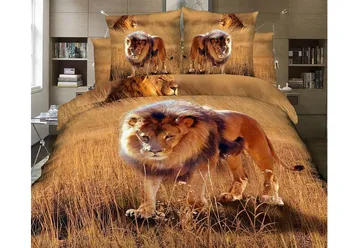 2017 3D boutique medvilnės, tigras, leopardas, liūtas patalynės komplektas 150 cm (5 ft), 180 cm, 200 cm (6 pėdos) lova, sveiki atvykę į pirkti!