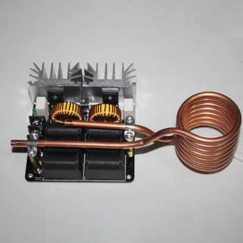 1000W ZVS indukcinio Kaitinimo PCB Lenta indukcijos šildytuvas šildymo mašina Lydomas metalas + Ritė Mayitr+Siurblys+elektros energijos tiekimo
