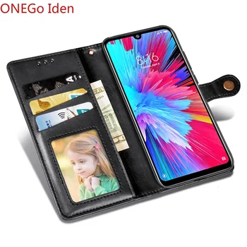 Vientisos spalvos apvali sagtis, Odos Flip Case For Xiaomi mi-10 Pastaba CC9 CC9E A3 9T 9 Pro Lite Magnetinio Piniginės Padengti Coque Fundas