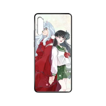 InuYasha Anime Telefono padengti korpuso Xiaomi Redmi Pastaba S2 4 5 6 7 8 K20 A S X Plus Pro black hoesjes tapybos vandeniui 3D