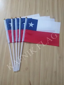 KAFNIK,5vnt 14*21cm Čilės Nacionalinės Vėliavos Naujas mados Nemokamas Pristatymas
