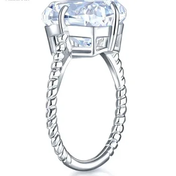 USTAR Prabanga Didelis Square CZ stone vestuviniai žiedai moterims hiperbolė sužadėtuvių žiedai moterų mados juvelyrikos anel