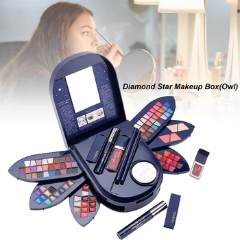 Make Up Kit Gražus Lankstymo Kosmetikos Rinkinį, Dovanos, Valentino Diena, Kalėdos, naujieji Metai Eyeshadow Lūpų Makiažas Atveju