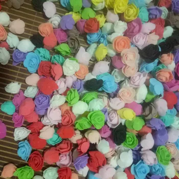 50PCS/daug 3,5 CM Mini PE Putos, Rožių Gėlių Galvos Dirbtinės Gėlės Namuose 