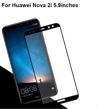 2vnt Visiškai Padengti Grūdinto Stiklo Huawei Nova 2i 2 i Screen Protector Apsauginė Plėvelė Huawei Nova2i 5.9