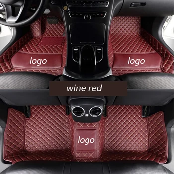 ZRCGL logotipą Automobilio grindų kilimėlis Smart visi modeliai fortwo forfour auto optikos reikmenys, automobilių grindų kilimėlis