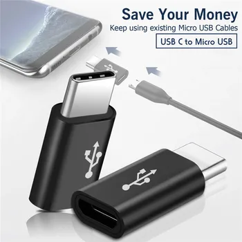Tipas-C Adapter USB C, Mikro USB Laidas Universalus USB C Tipo Adapteris, skirtas 
