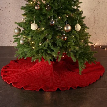 Megzti Kalėdų Eglutė Sijonas, Raudona Kalėdų Eglutė Sijonas Papuošalai Kalėdų Atostogų Medis Kalėdinė Dekoracija