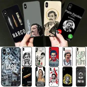 Narcos TV Serialas Pablo Escobar Telefono dėklas Skirtas Iphone 11 PRO MAX X XS XR 6S 7 8 PLUS SE 2020 Atvejais Viršelio Dizaineris Prekės