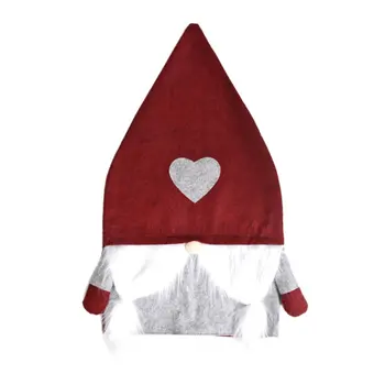 Kalėdų Kėdė Galinį Dangtelį Pliušinis Gnome Santa Sąlyga Skrybėlę Kalėdinė Dekoracija Namuose Naujųjų Metų Šaliai Kalėdos Dovanas