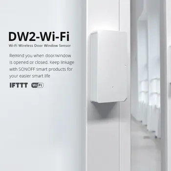 SONOFF DW2 Wifi Durų, Langų Jutiklis Belaidis Atidaryti/Uždaryti Detektorių, pradžia Saugumo, Signalizacijos Jutiklio Apsaugos Signalizacijos