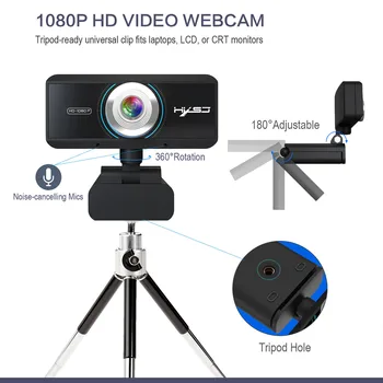 2021 Naujų Karšto USB S4 1080P HD Kameros Tinklo Sustabdytas automatinis fokusavimas Tinklo Kameros KOMPIUTERIO, Nešiojamojo kompiuterio Darbalaukio Plačiaekranis Vaizdo skambučiams